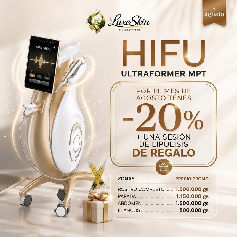 20% OFF en HIFU Ultraformer MPT