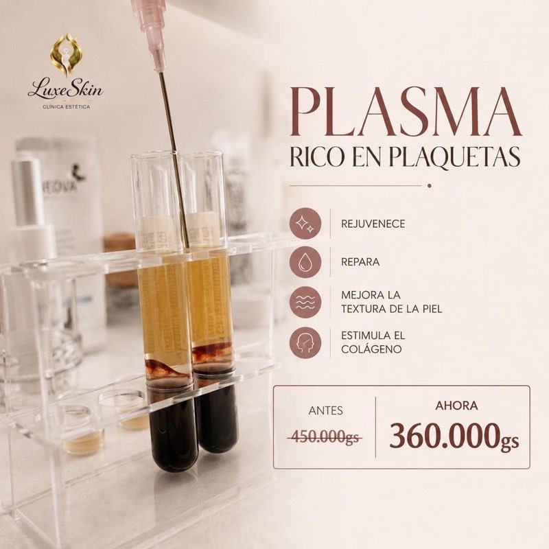 20% OFF en Plasma Rico en Plaquetas